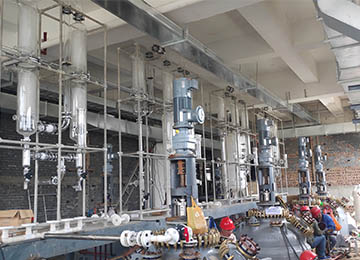 Thiết bị phản ứng lót kính và thiết bị ngưng tụ cuộn dây được giao cho Công ty TNHH Dược phẩm Shandong Lukang